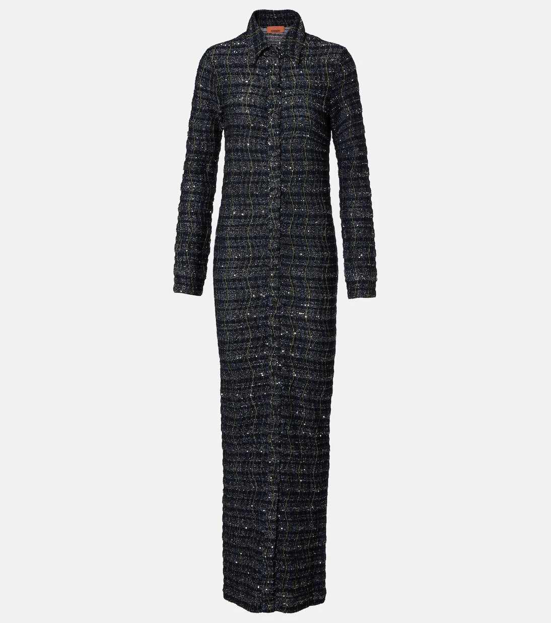 Missoni - فستان قميص كاروهات من اللاميه