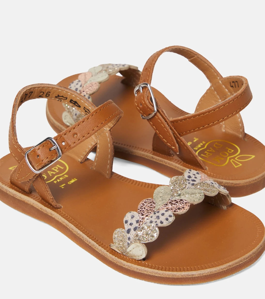 Pom d'Api - Plagette leather sandals