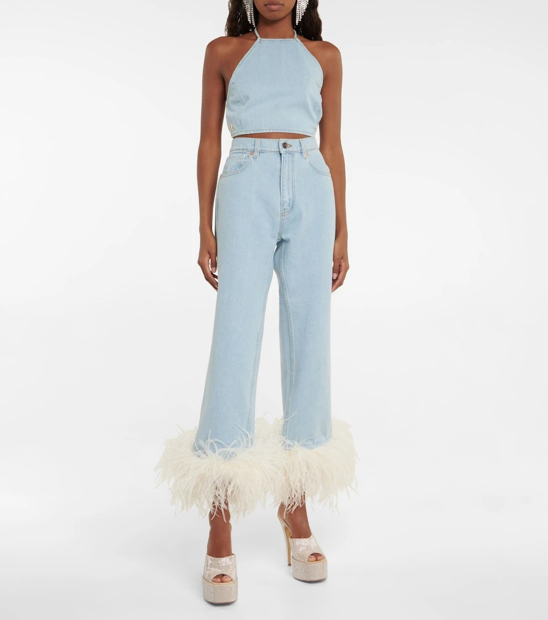 Paris Texas - Holly Marina embellished suede sandals