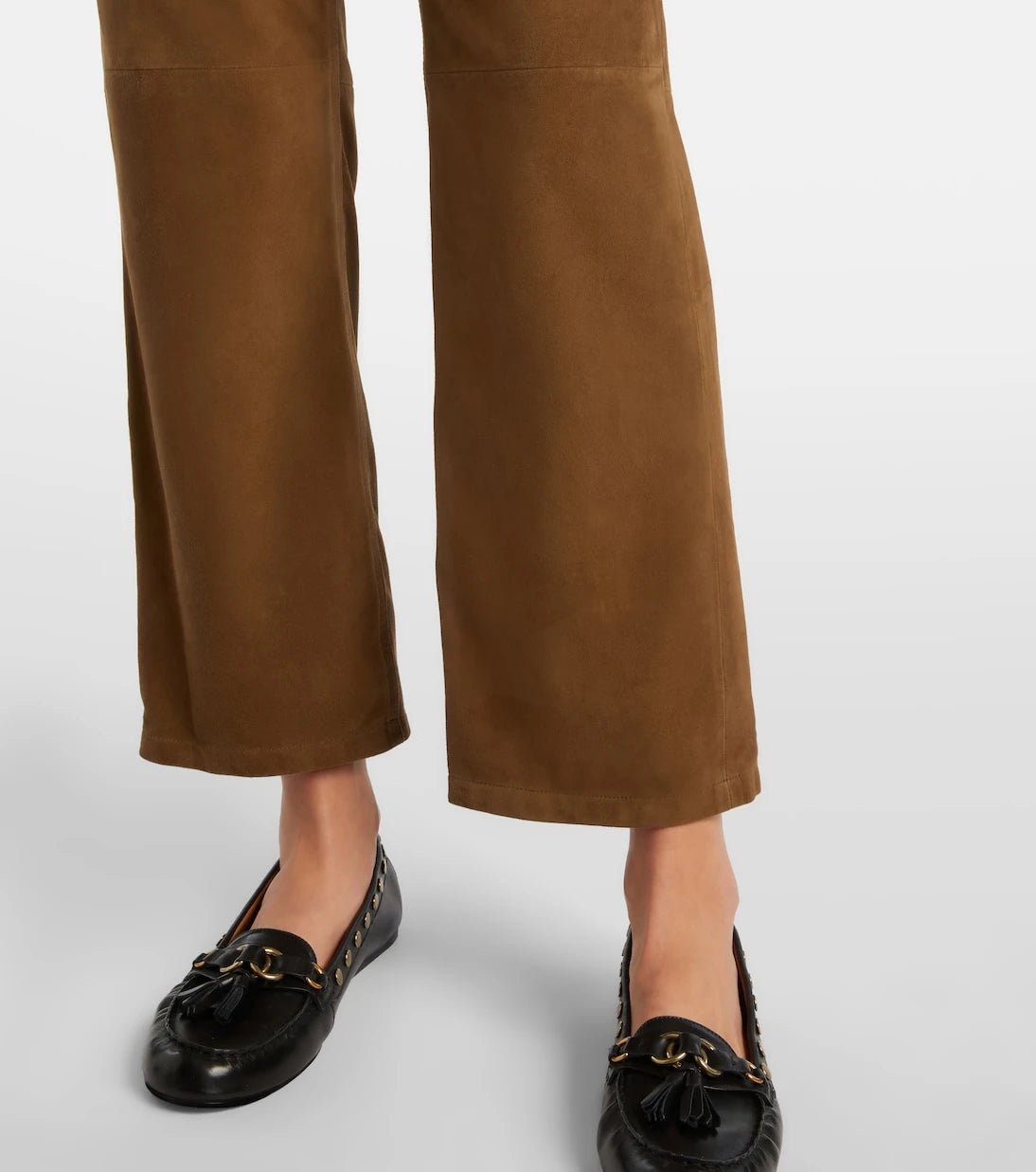 Isabel Marant - Suede straight-leg pants