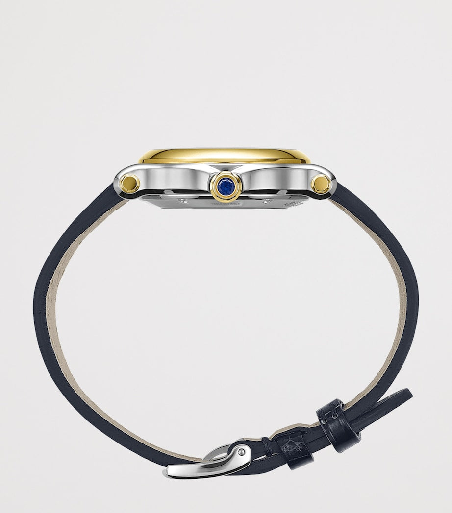 Yellow Gold, Stainless Steel and Diamond Happy Sport Watch 36mm