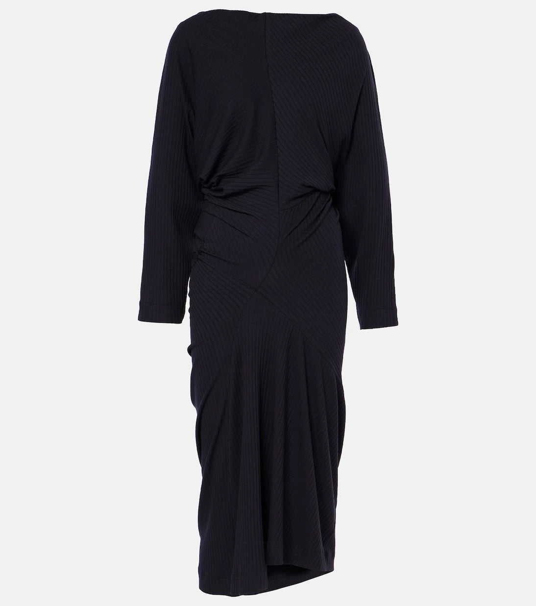 Dries Van Noten - Draped jersey midi dress