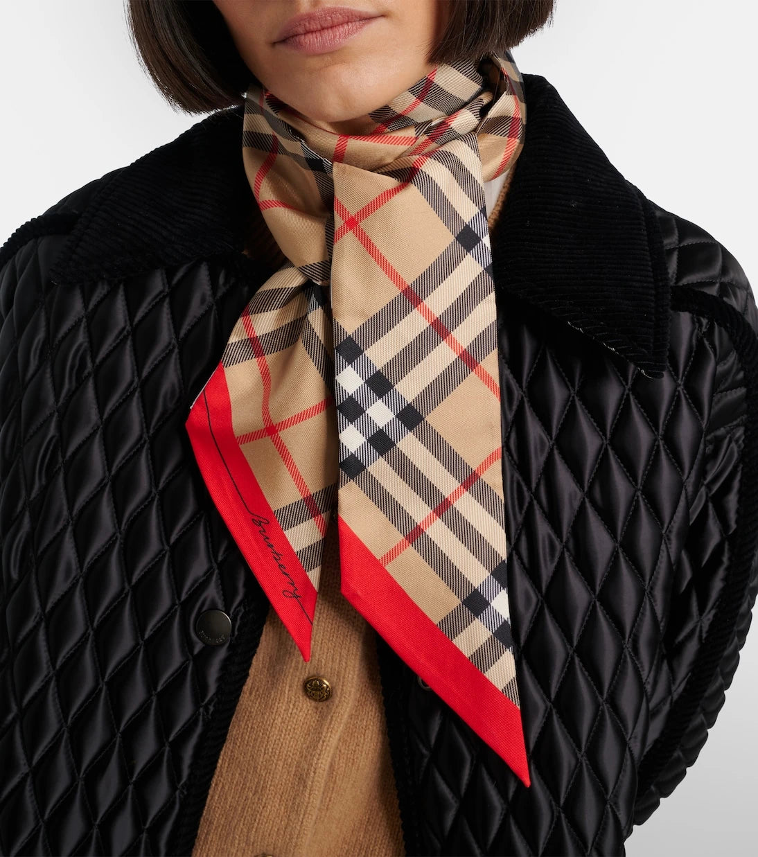 Burberry - Burberry Ekose ipek eşarp