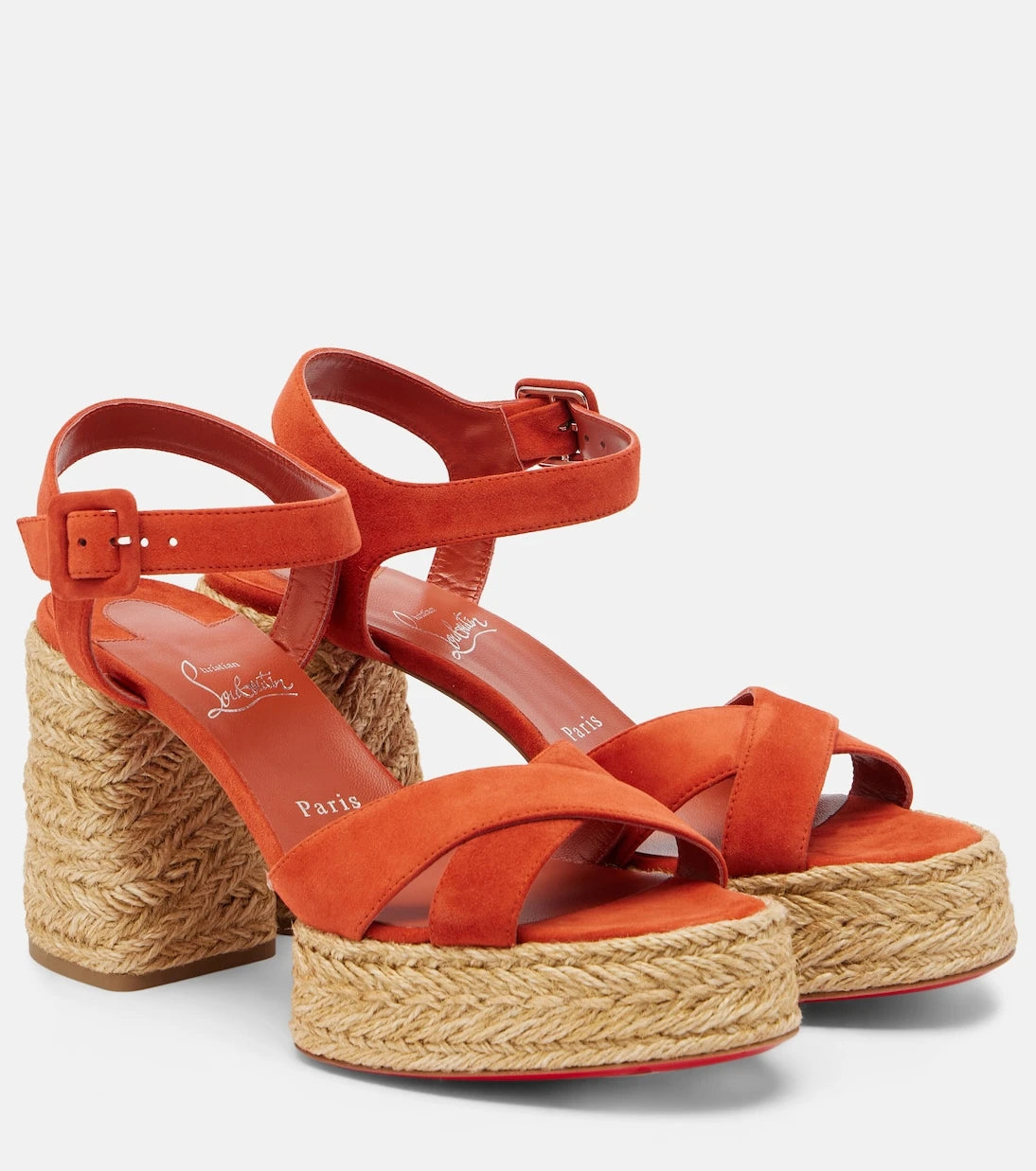 Christian Louboutin - Calakala suede espadrille sandals