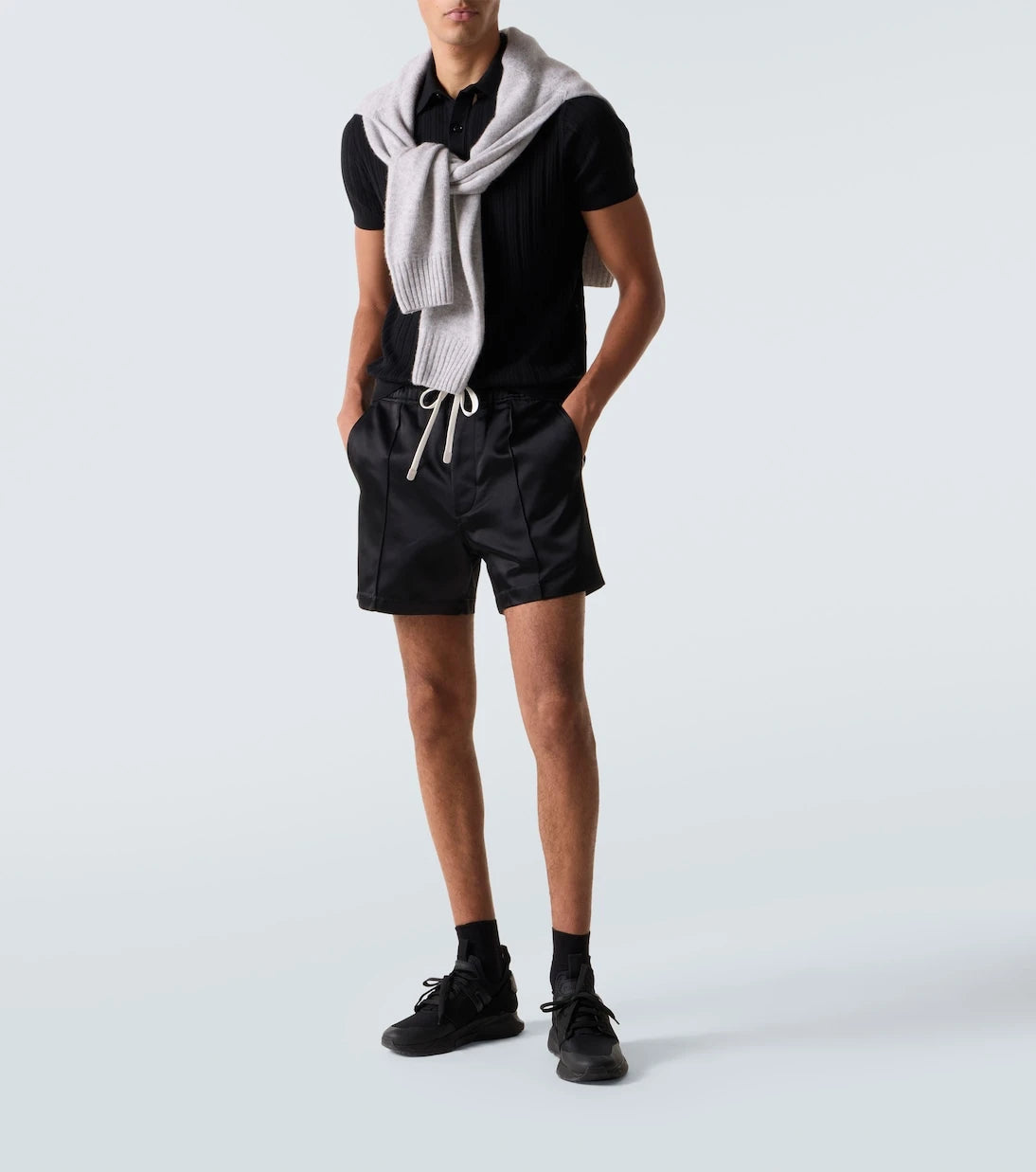 Tom Ford - Jago leather-trimmed sneakers