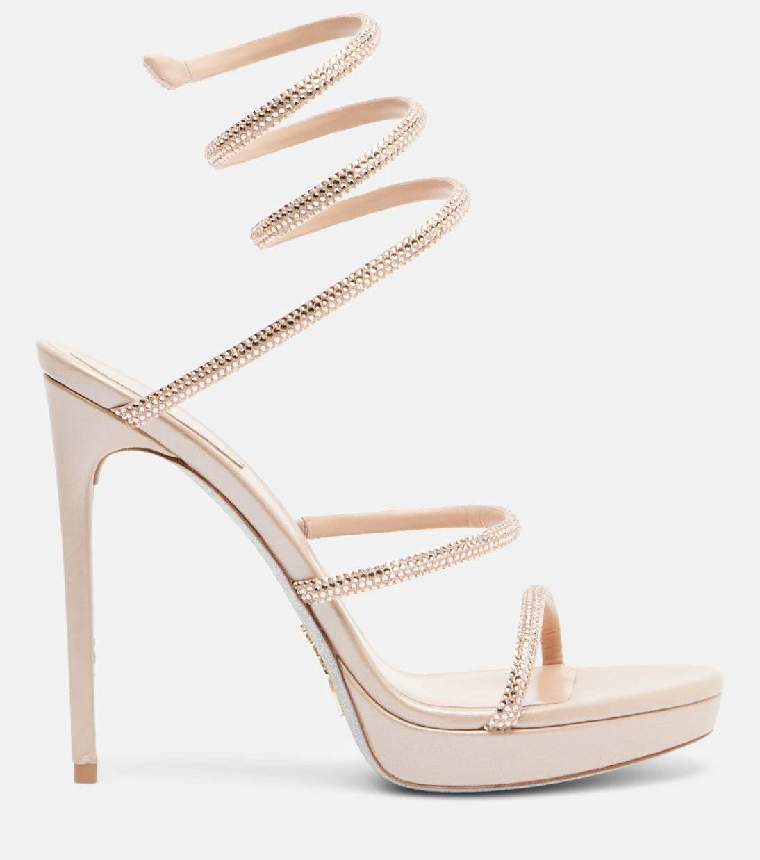 Rene Caovilla - Cleo embellished satin sandals