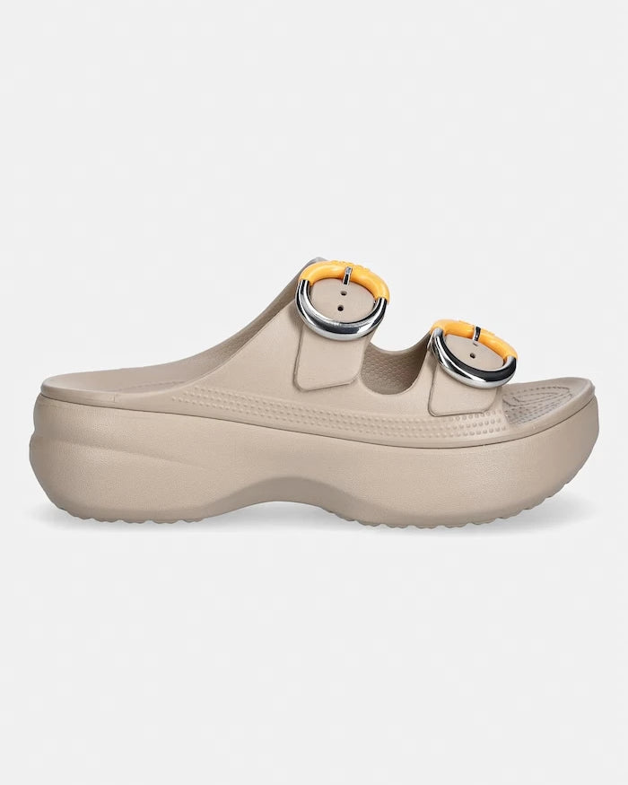 Crocs Platform Kadın Saturday Platform Dipped Buckle Sandal