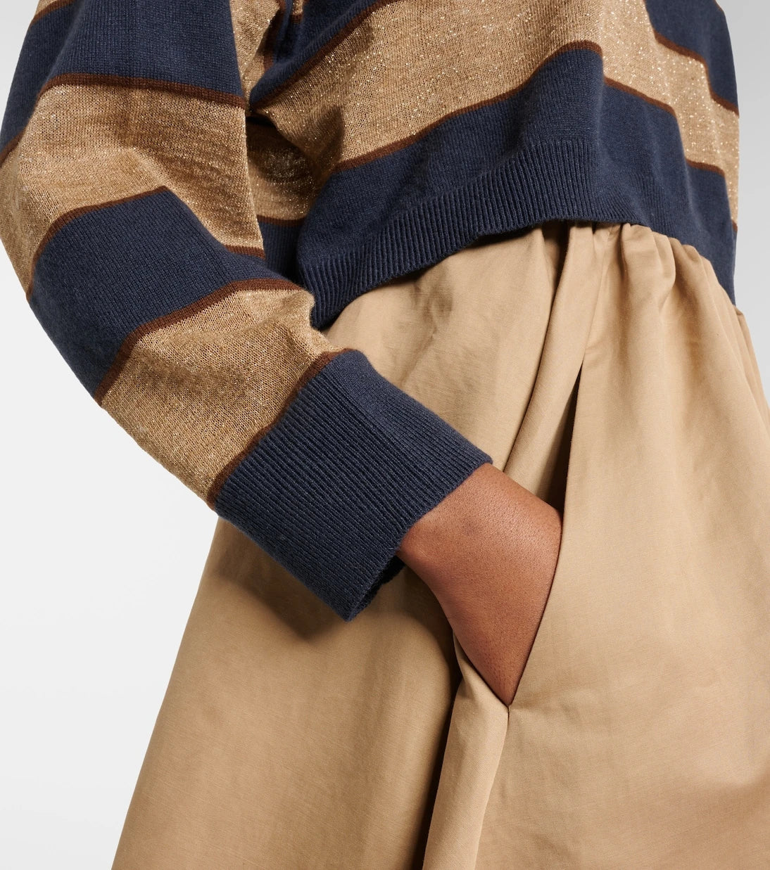 Brunello Cucinelli - Wool, cashmere, and silk polo sweater