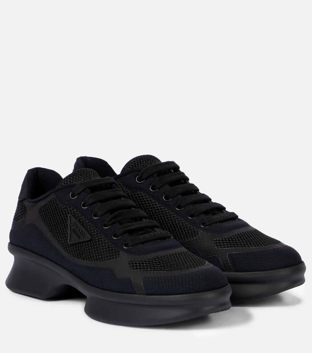 Prada - Re-Nylon and mesh sneakers