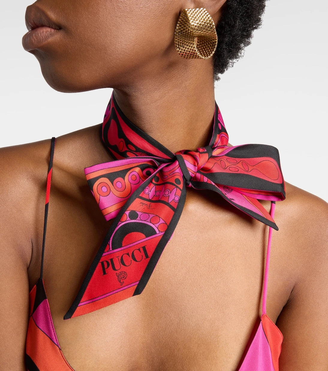 Pucci - Iride silk twill scarf