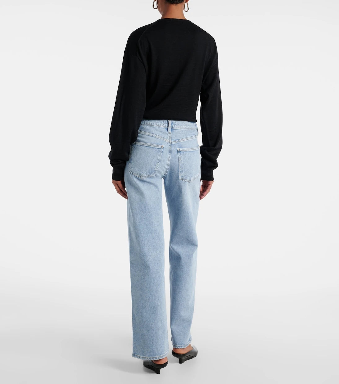 Agolde - Harper high-rise wide-leg jeans