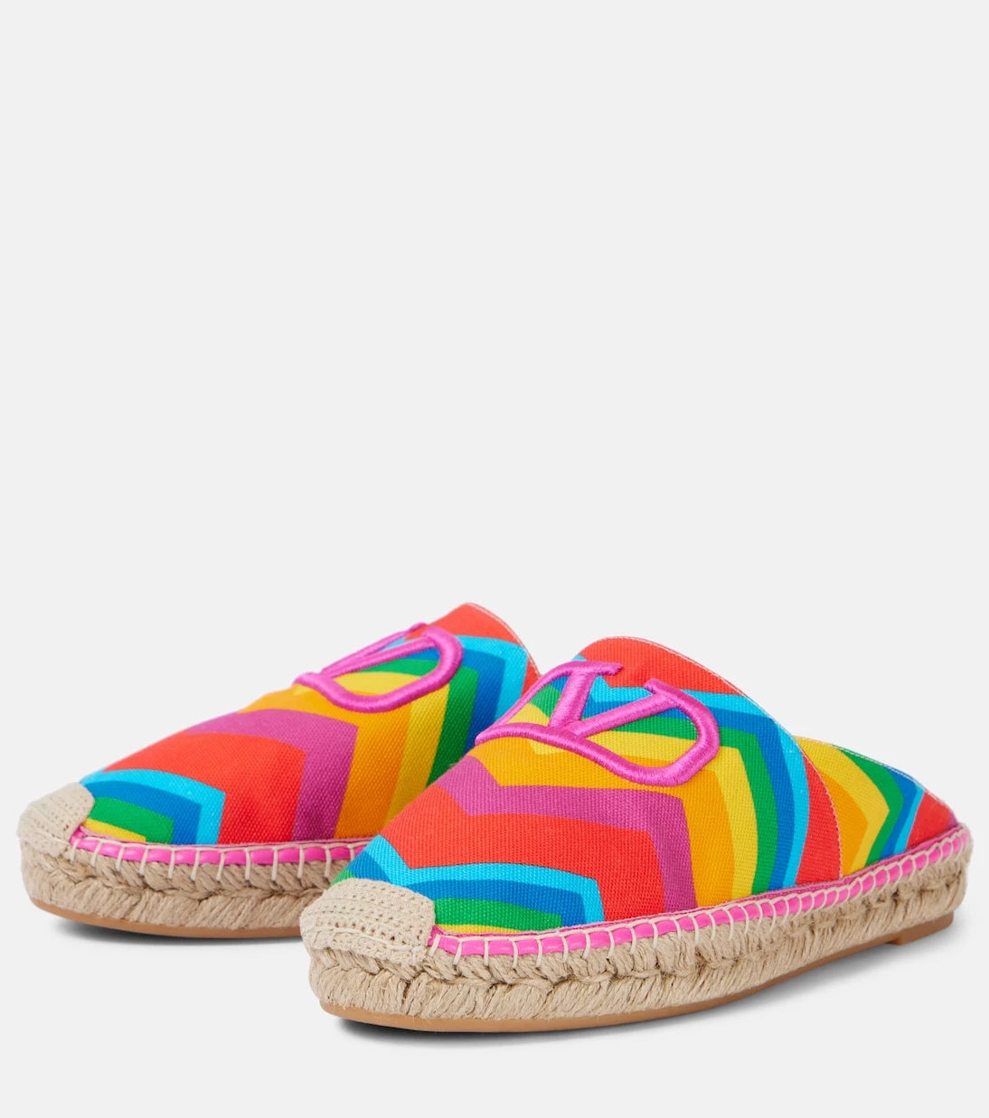 Valentino Garavani - VLogo canvas espadrilles