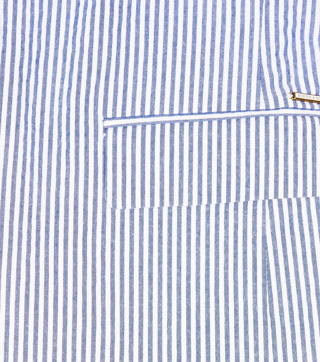 Scotch & Soda Kids - Striped cotton seersucker blazer