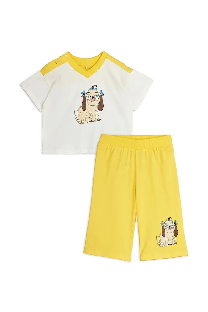 Mini Rodini комплект за деца от памук Dog