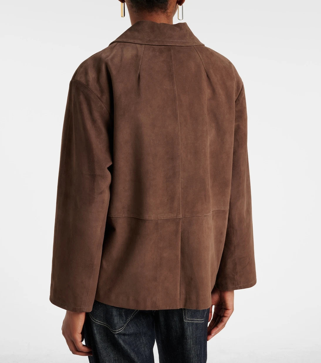'S Max Mara - جاكيت جلد سويدي شارم