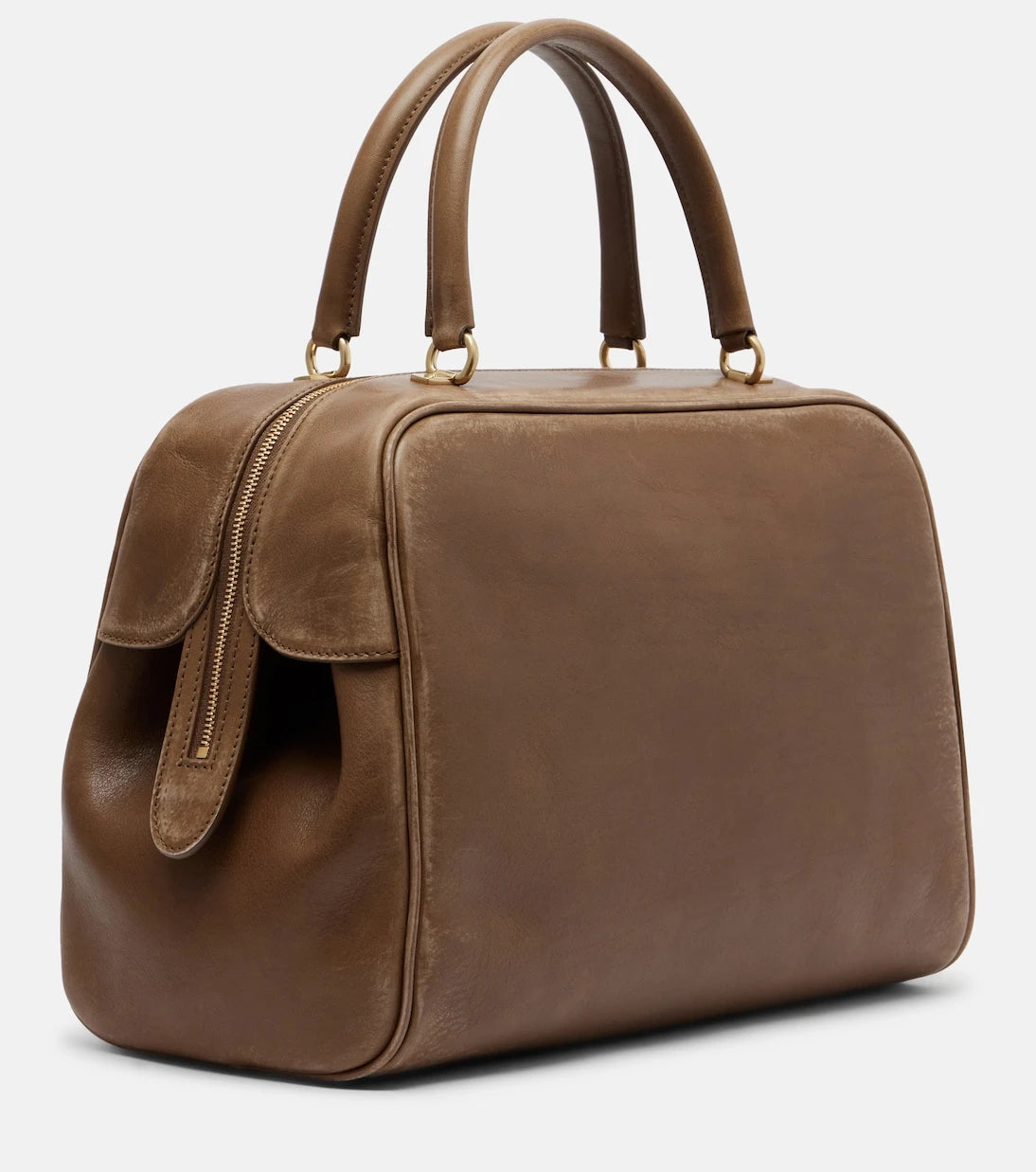 Calvin Klein Collection - America Medium leather bowling bag