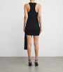 Christopher Esber Black Cut-Out Wave Mini Dress