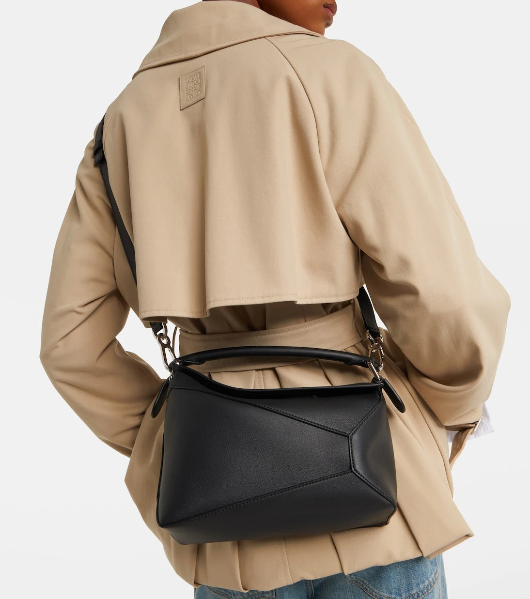 Loewe - Puzzle Edge Small leather top-handle bag