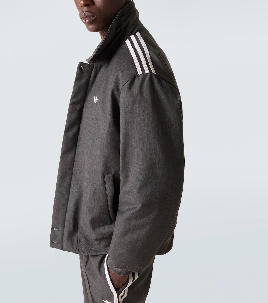 Adidas - x Wales Bonner wool-blend blouson jacket