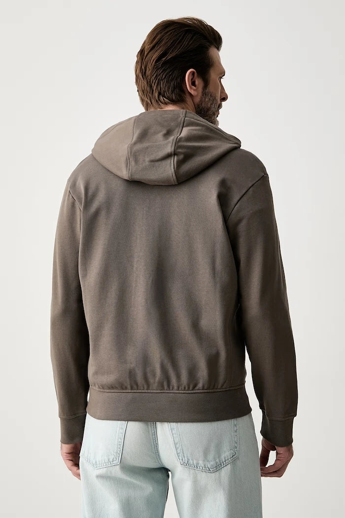 Armani Exchange Erkek Pamuklu Fermuarlı Kapüşonlu Sweatshirt