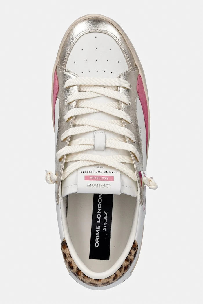 Crime London SK8 DELUXE WEDGE Kadın Deri Sneakers