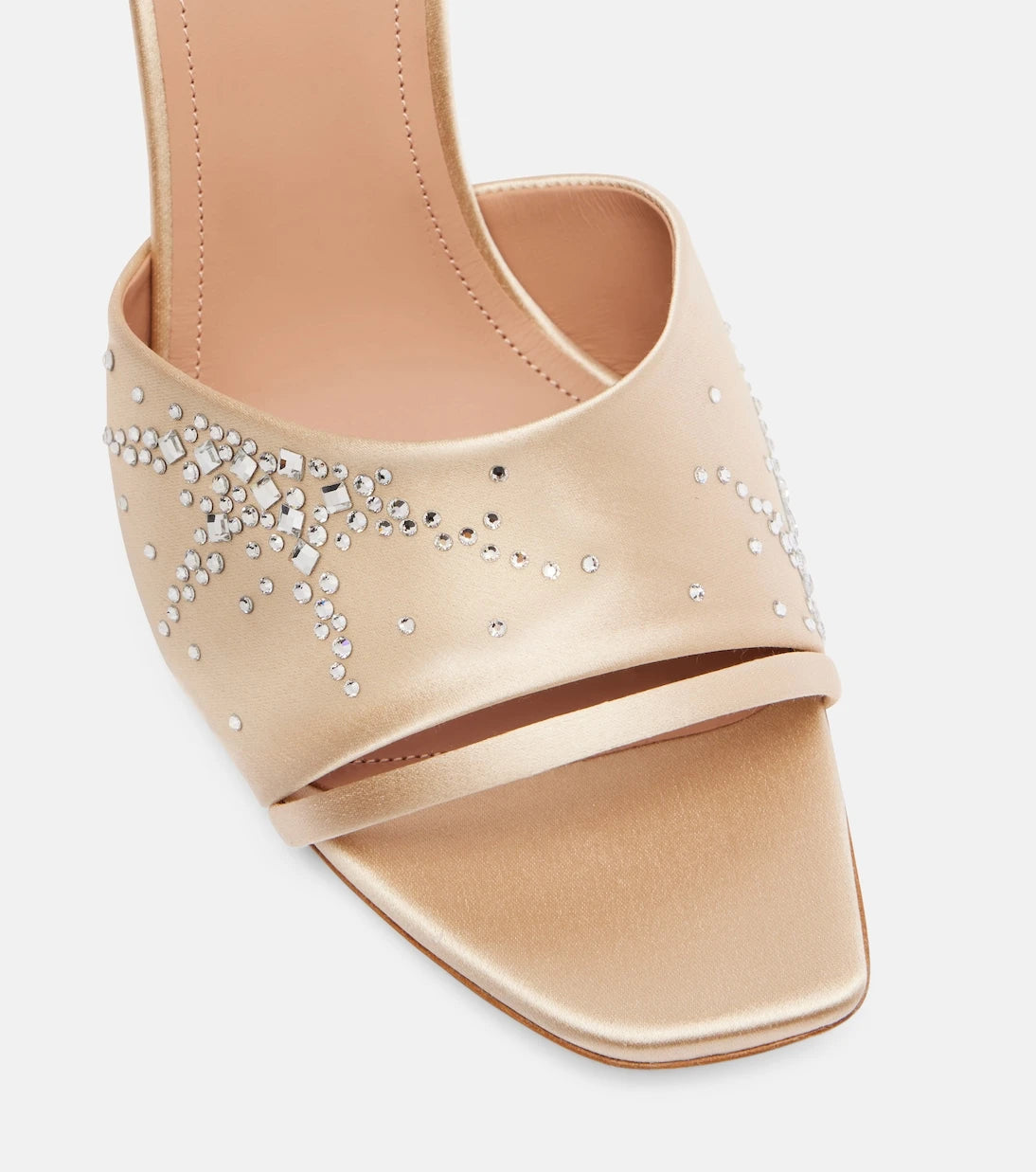 Malone Souliers - Roxanne 90 embellished satin mules
