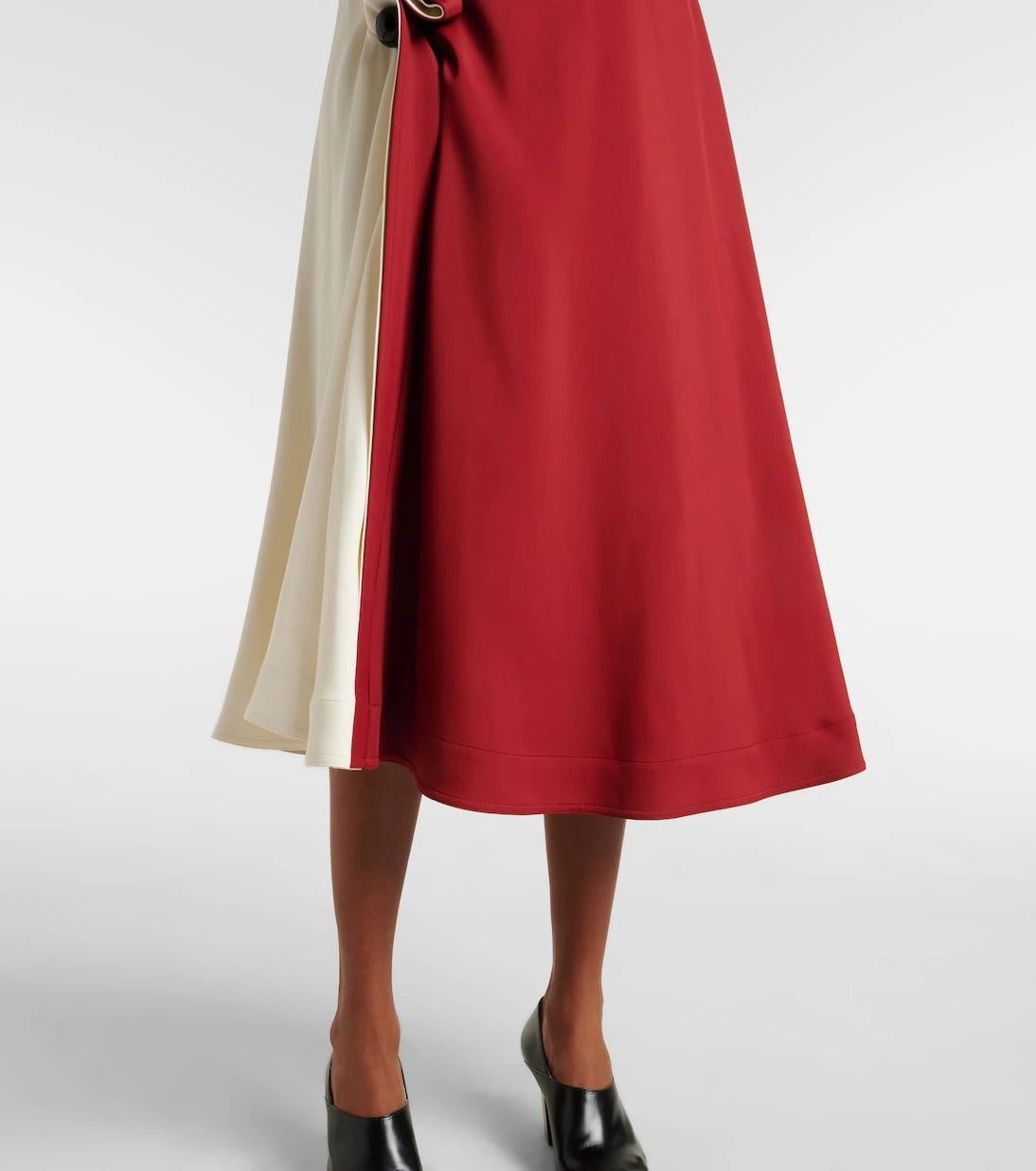 Bottega Veneta - Intrecciato midi skirt
