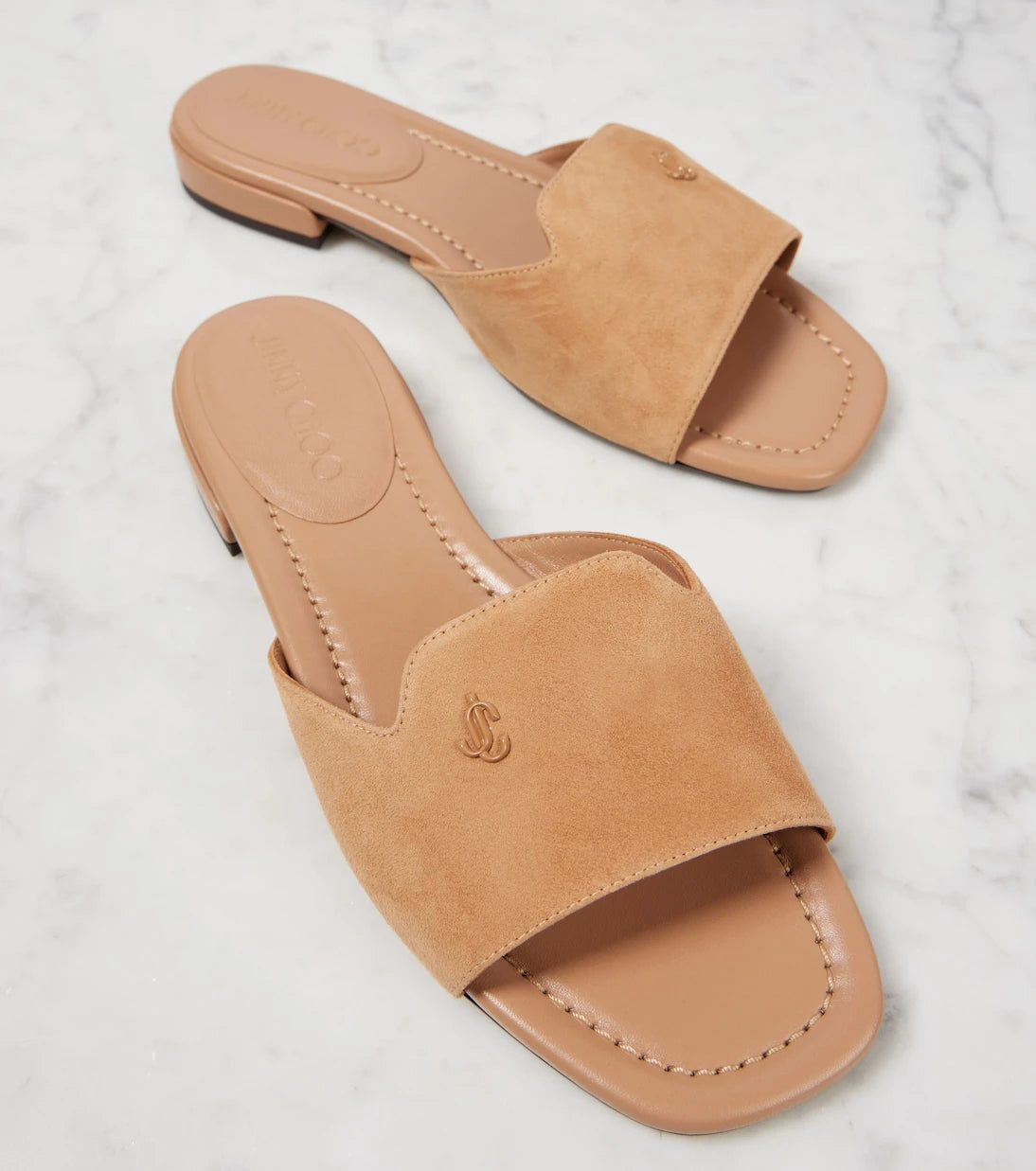 Jimmy Choo - Dina suede slides