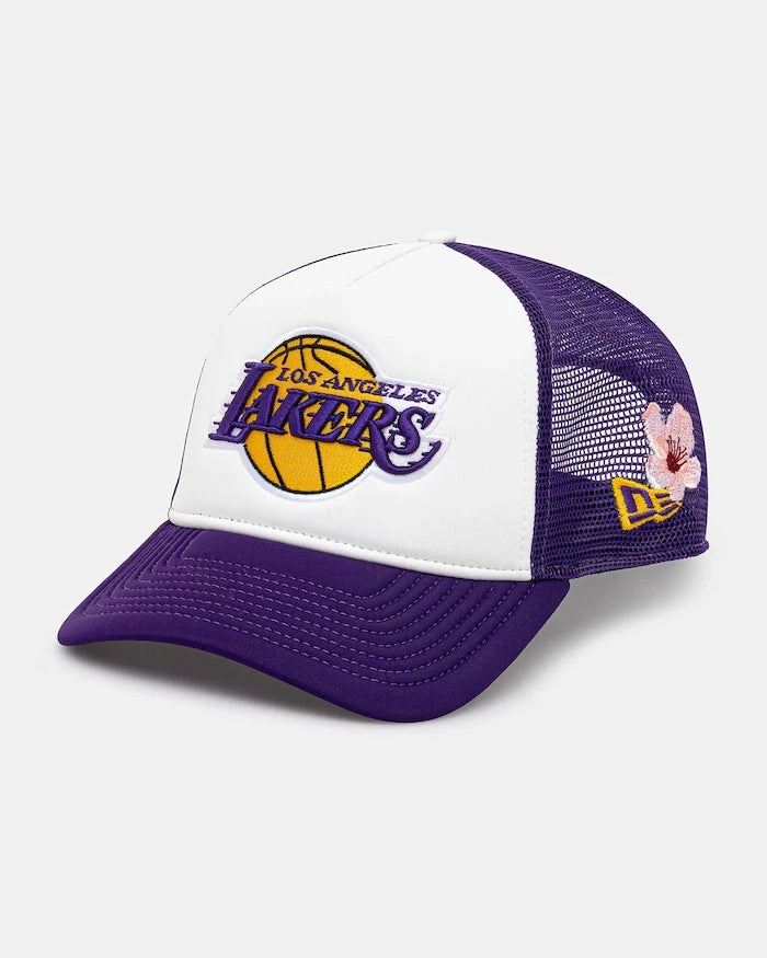 New Era NBA Flower Trucker Lakers Şapka