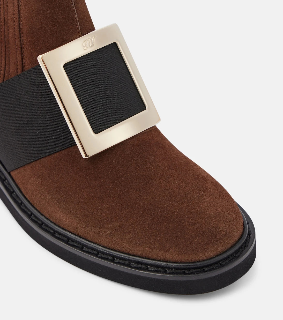 Roger Vivier - Viv' Rangers suede Chelsea boots