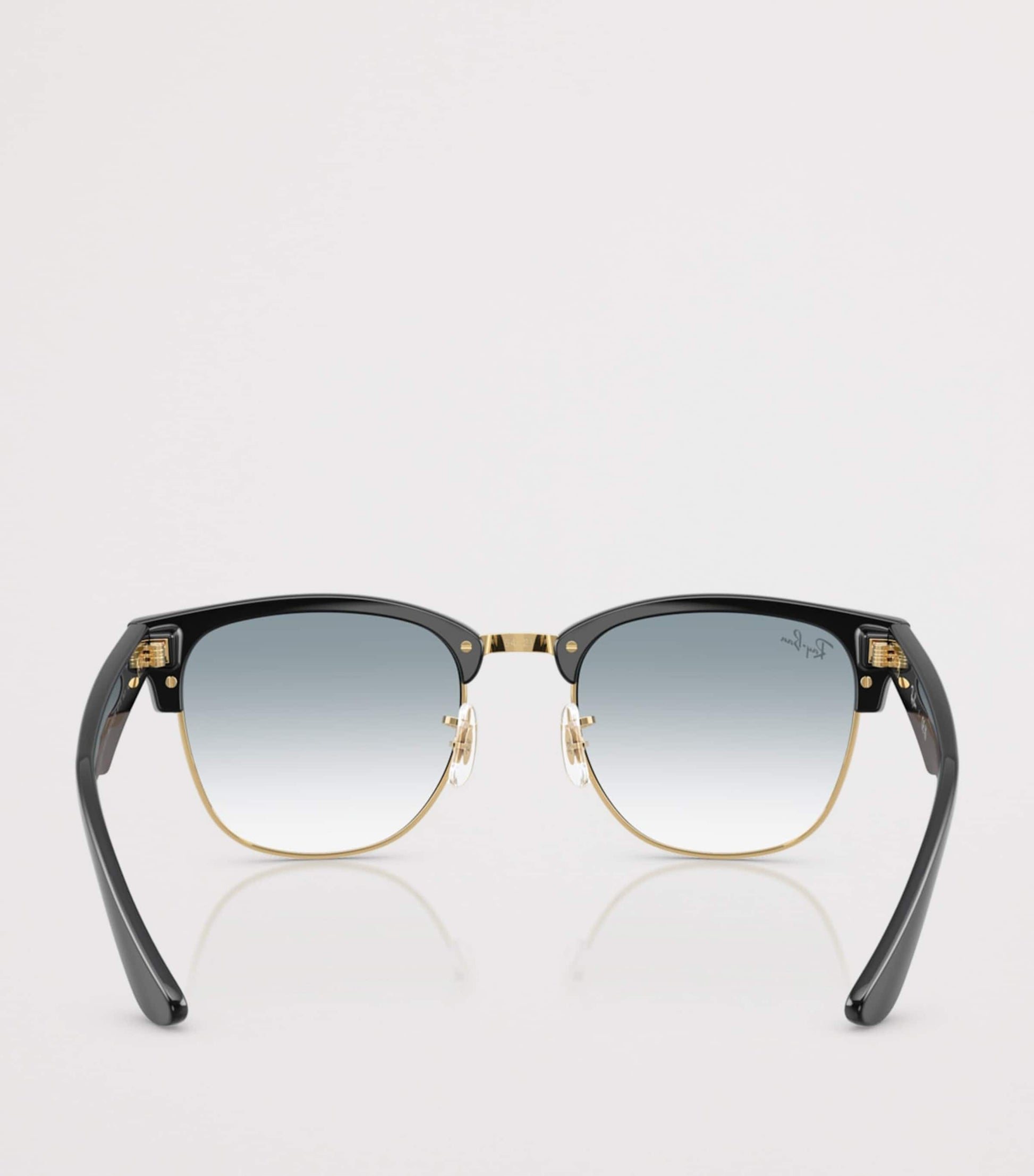 Black Clubmaster Reverse Square Sunglasses