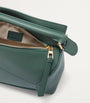 LOEWE Green Small Leather Puzzle Edge Top-Handle Bag