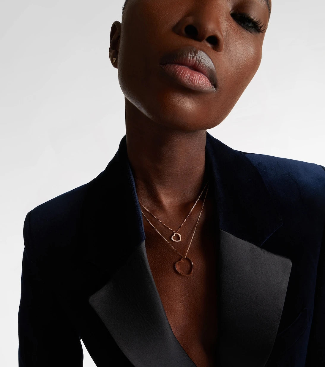 Repossi - Antifer 18kt rose gold pendant necklace with diamonds