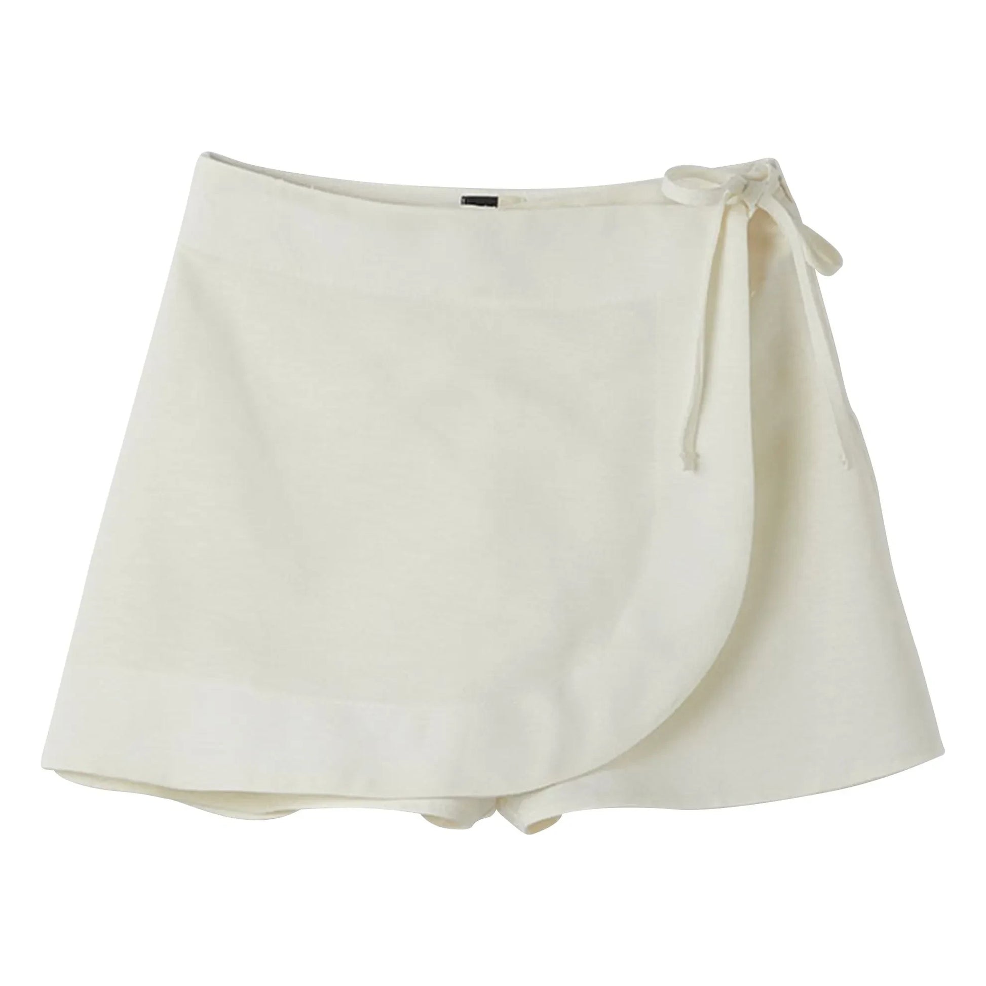 Fabula - Skirt Short Bow | White