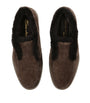 Santoni Brown Suede Fortune Ankle Boots