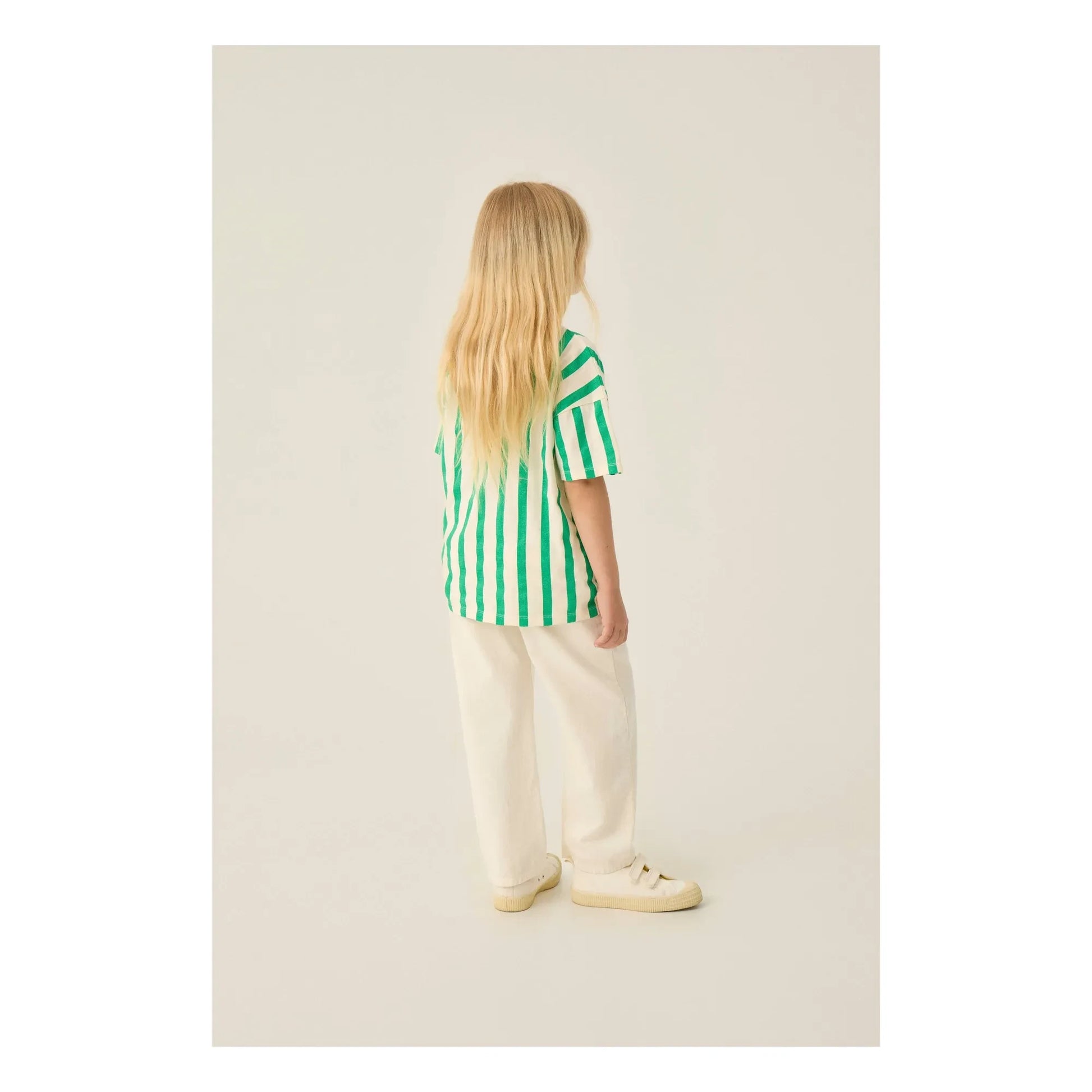 The Campamento - Oversize striped polo shirt | Green