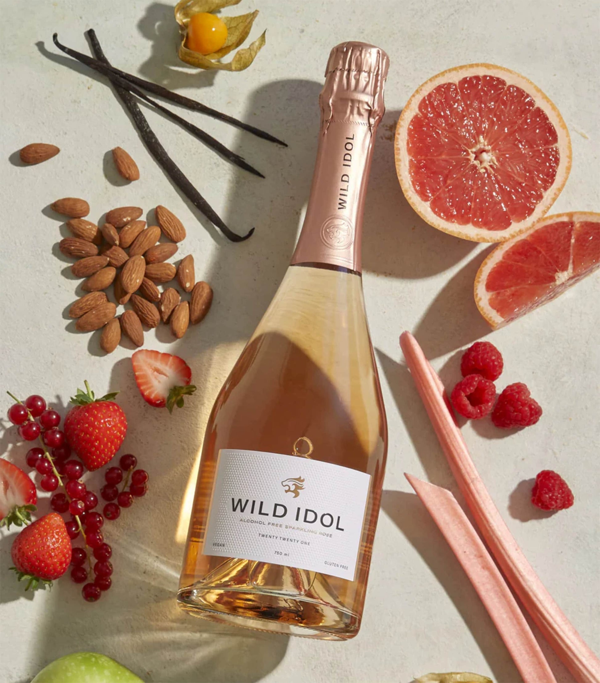 Wild Idol Alcohol-Free Sparkling Rosé (75cl) - Kent, UK