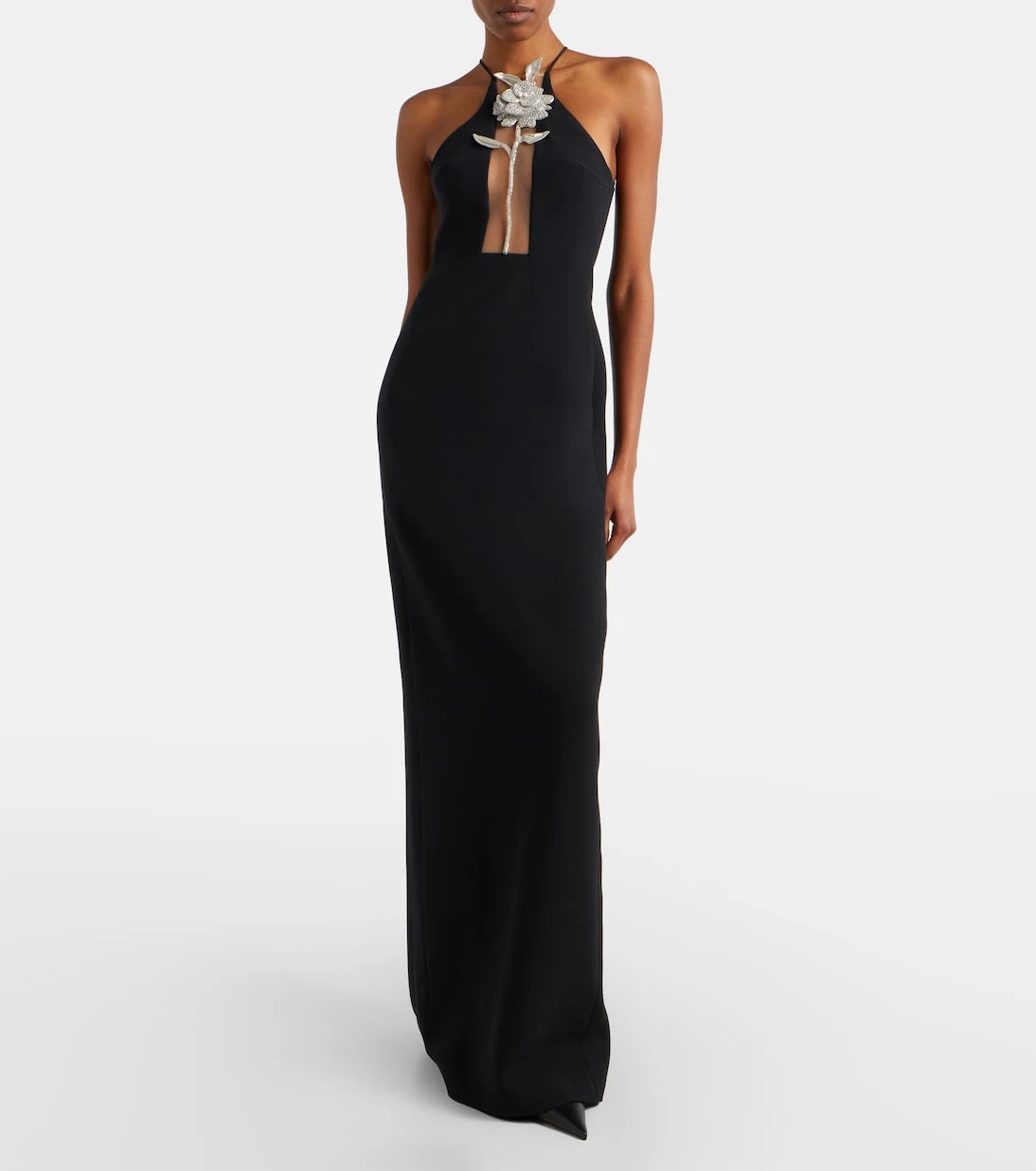 David Koma - Embellished halterneck gown