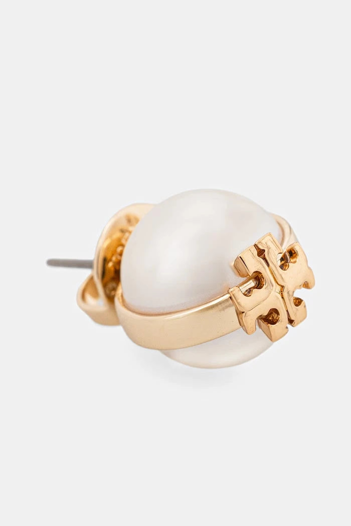 Tory Burch обици от позлатен модел Moondance