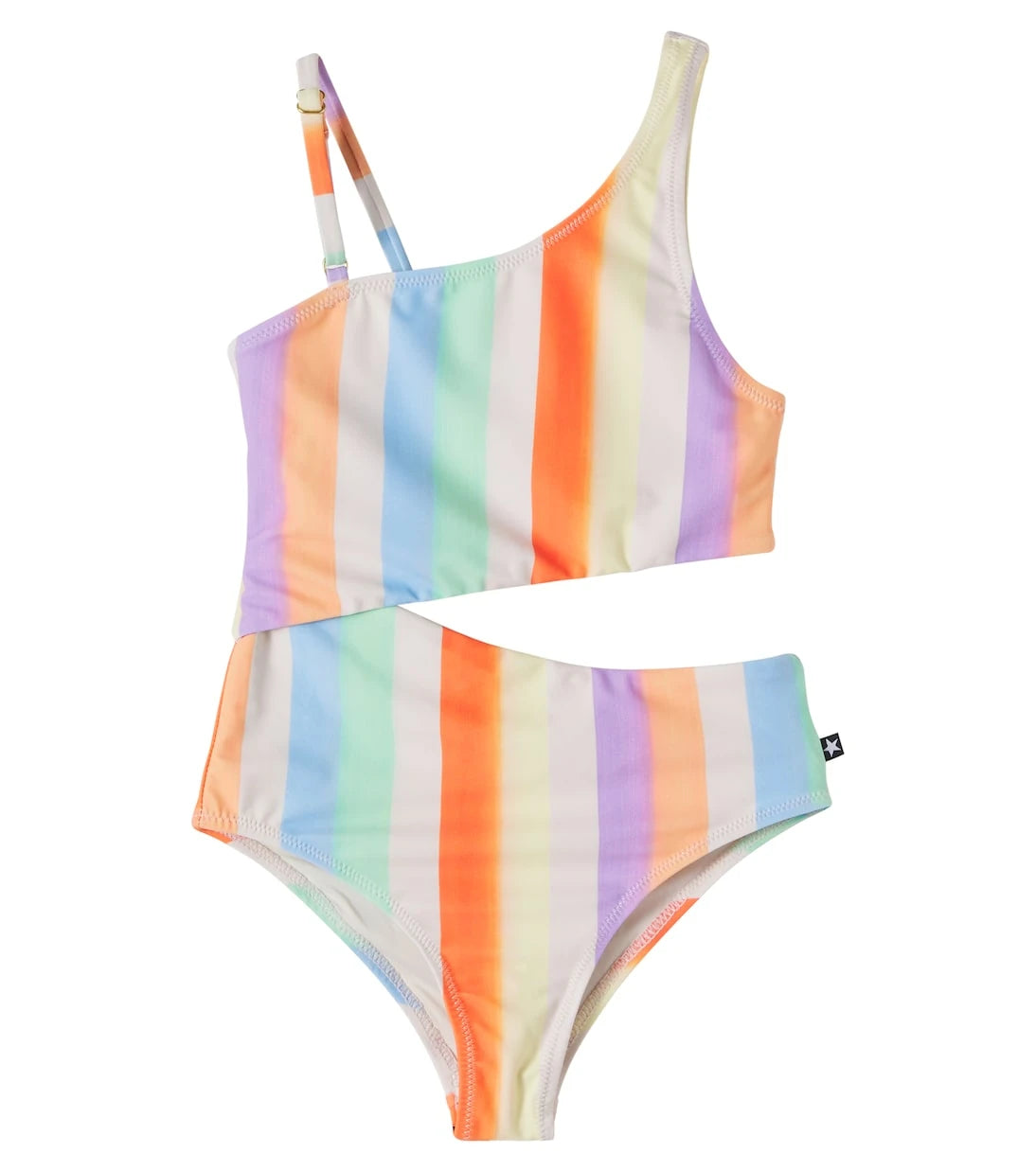 Molo - Naan cutout striped swimsuit