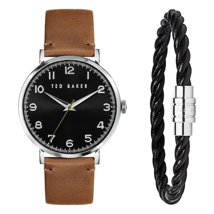 Ted Baker Erkek Saat ve Bileklik Seti
