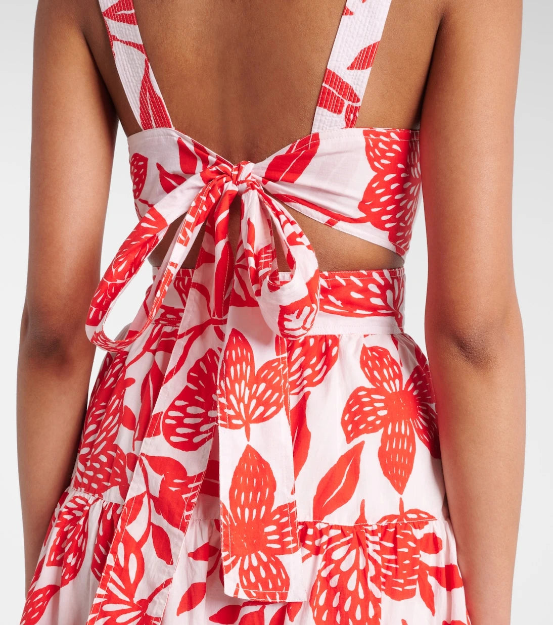 Poupette St Barth - Coco floral cotton midi dress