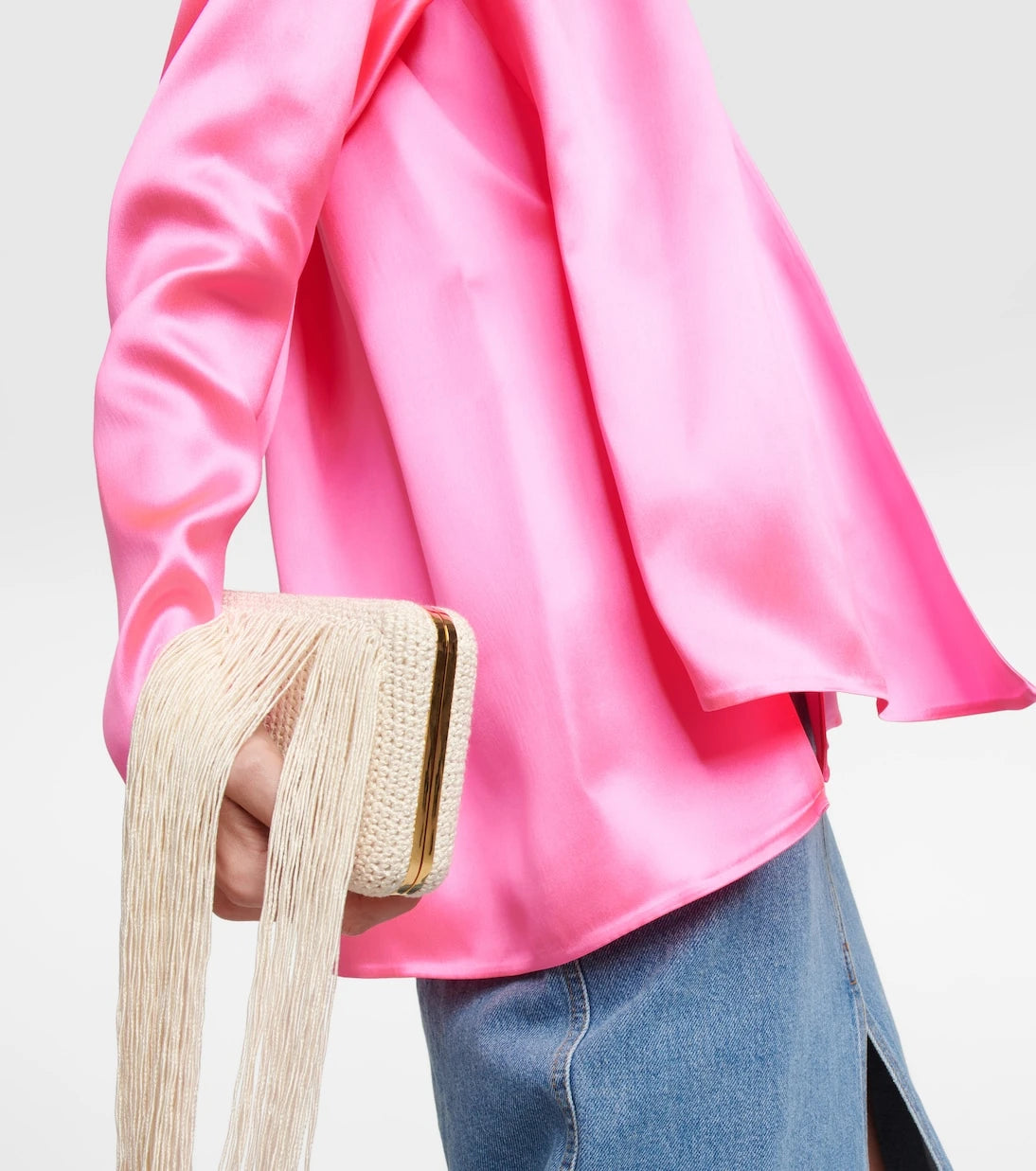 Magda Butrym - Embellished silk blouse