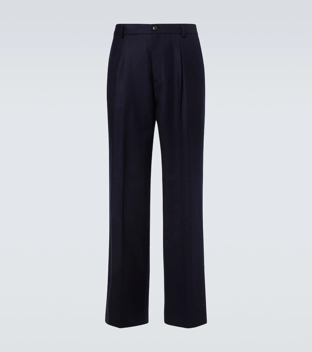 Dries Van Noten - Wool flannel wide-leg pants