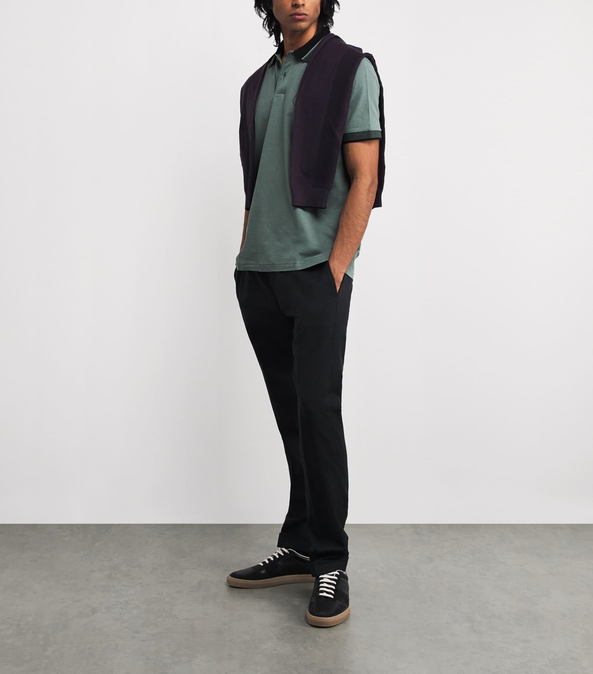 BOSS Cotton AO Zone Polo Shirt