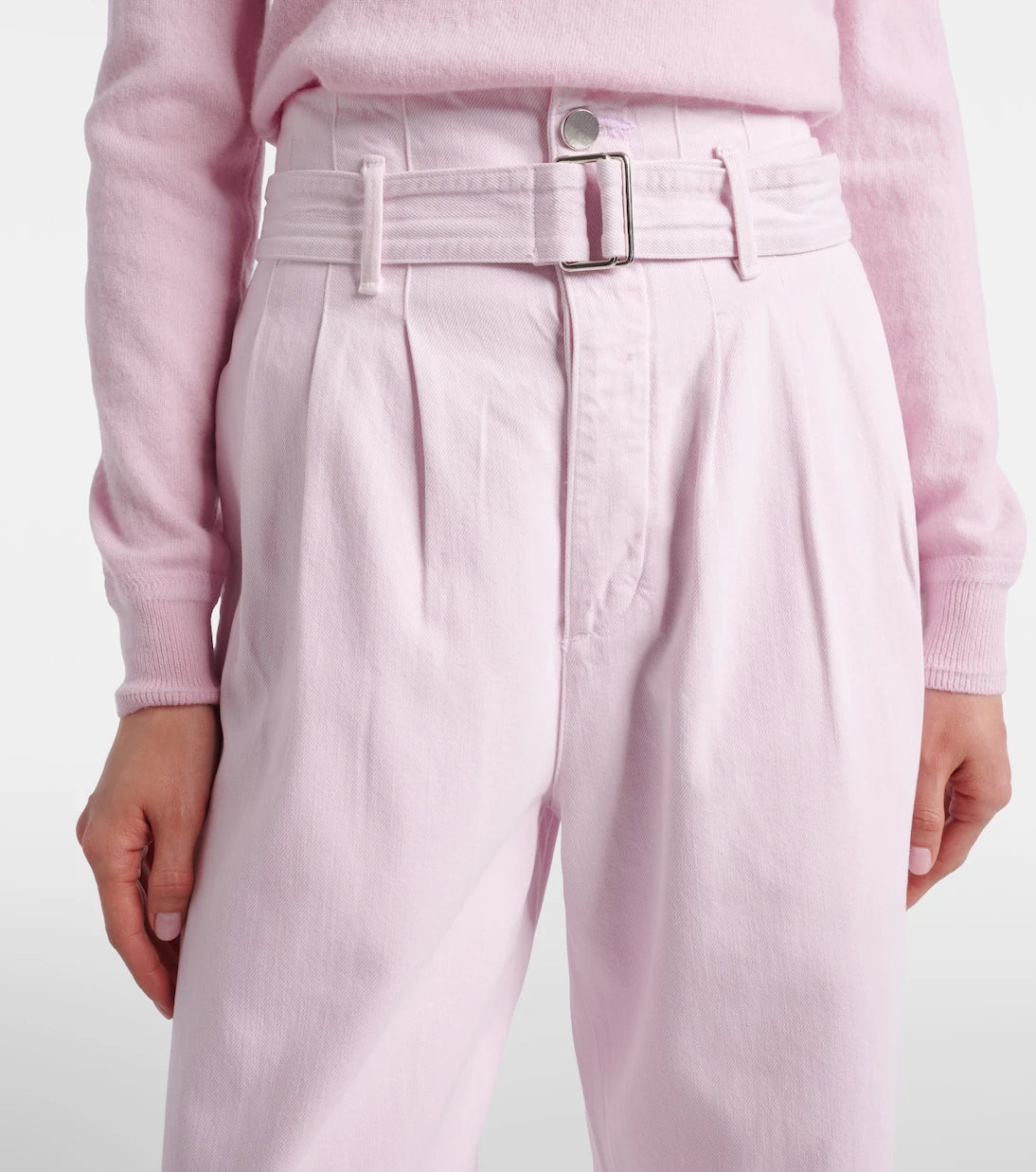 Agolde - x Maria McManus belted wide-leg jeans