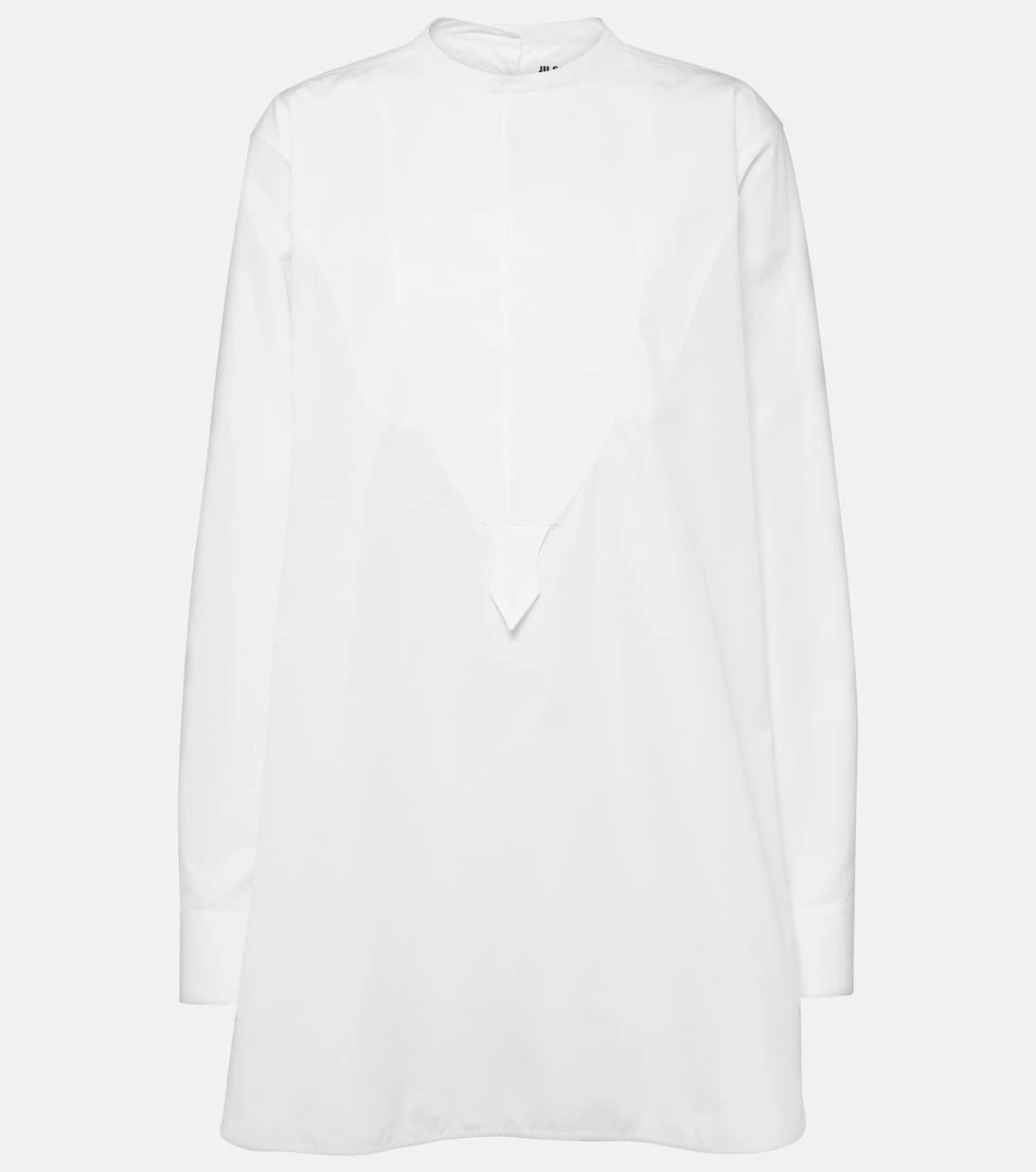 Jil Sander - Embroidered cotton poplin blouse
