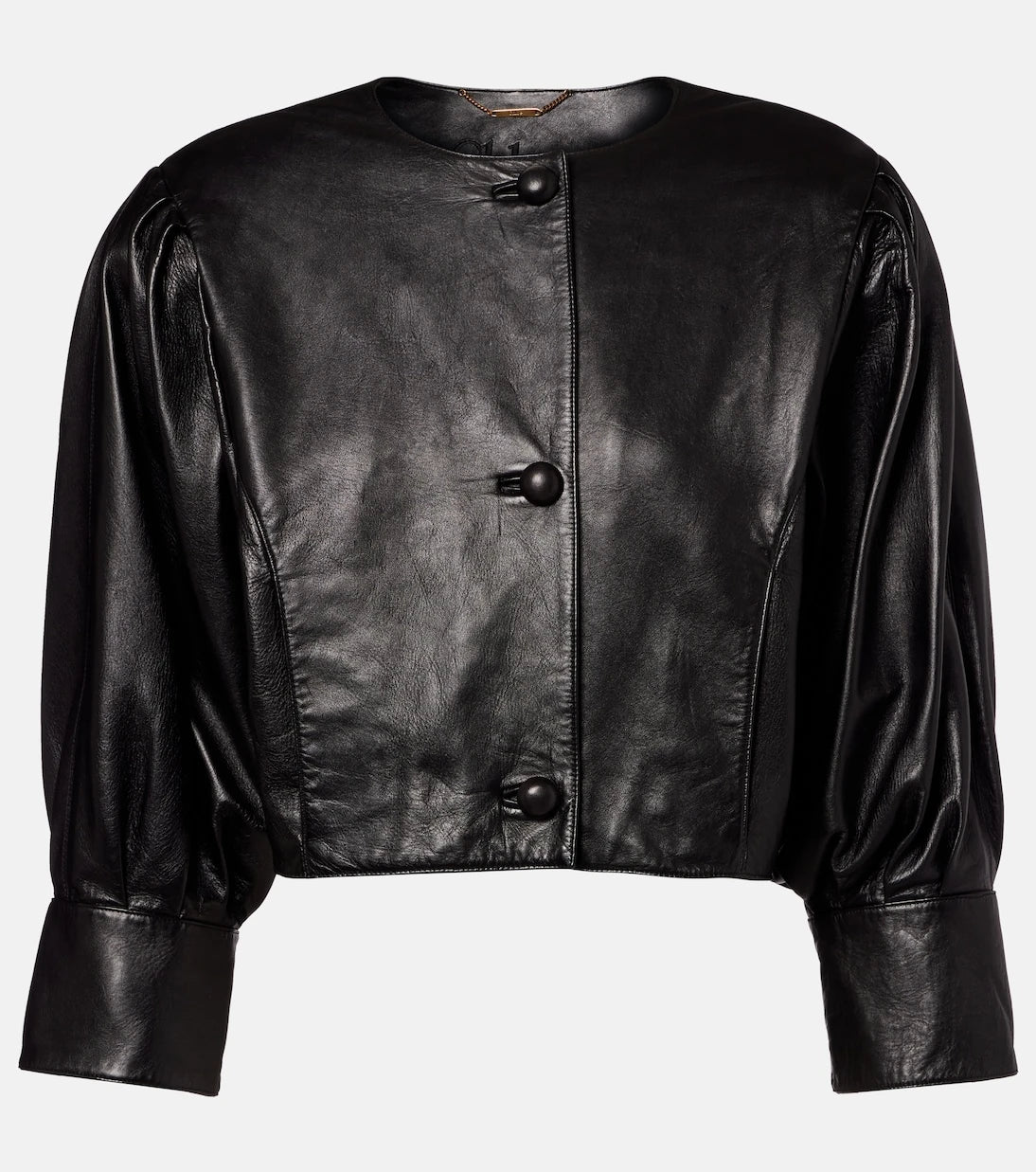Chloé - Cropped leather jacket