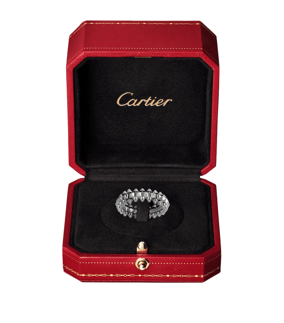 Small White Gold Clash de Cartier Ring