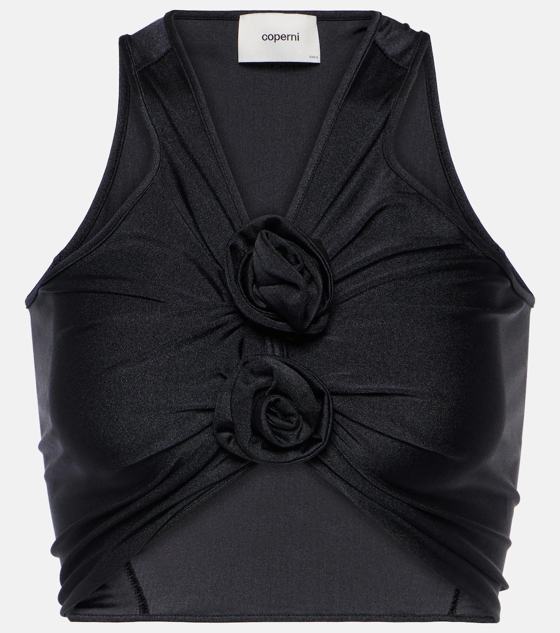 Coperni - Floral jersey top